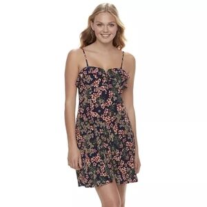 Candie's ruffled floral dress size S